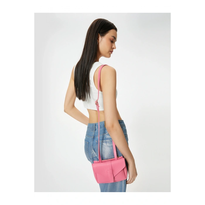 Küçük Çapraz Çanta Askılı Suni Deri