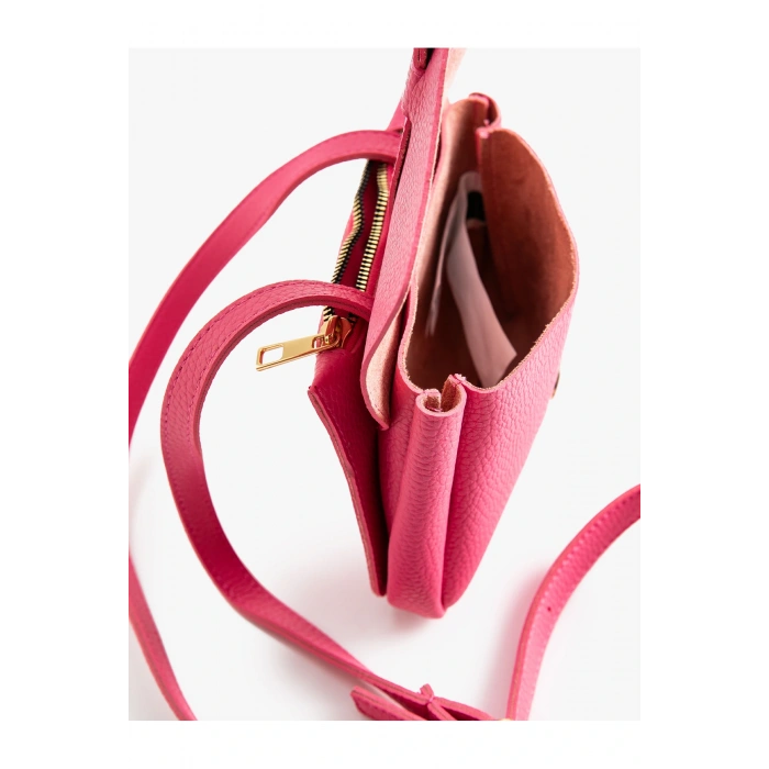 Küçük Çapraz Çanta Askılı Suni Deri