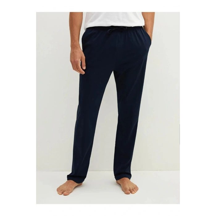 Lacivert Standart Kalıp Erkek Pijama Alt