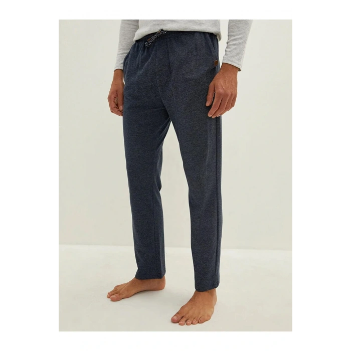 Lacivert Standart Kalıp Erkek Pijama Alt