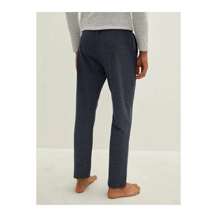 Lacivert Standart Kalıp Erkek Pijama Alt