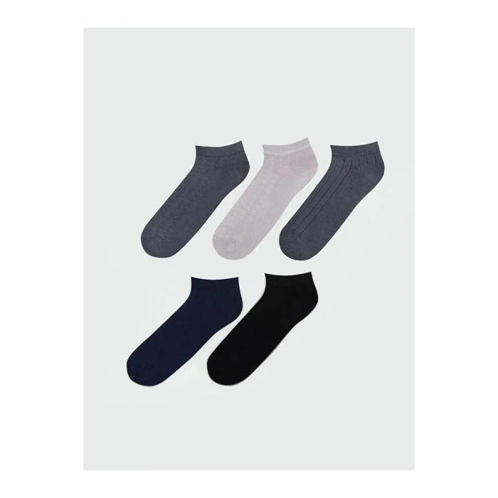 LCW ACCESSORIES Karişik Bambu Erkek Patik Çorap 5li