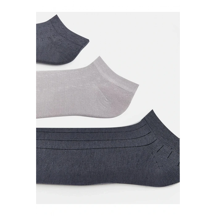 LCW ACCESSORIES Karişik Bambu Erkek Patik Çorap 5li