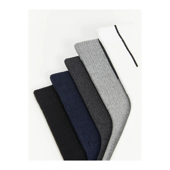 LCW ACCESSORIES Karışık Çizgili Erkek Soket Çorap 5li