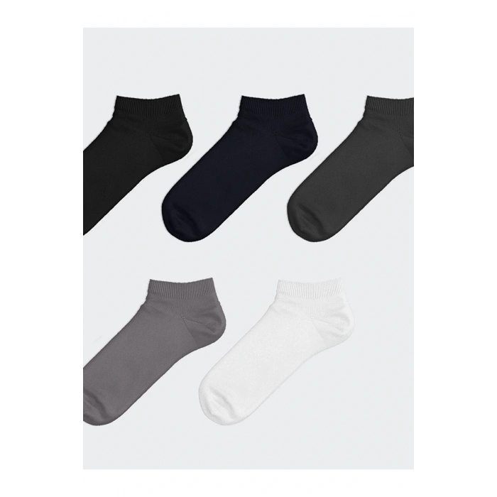 LCW ACCESSORIES Karışık Erkek Patik Çorap 5li