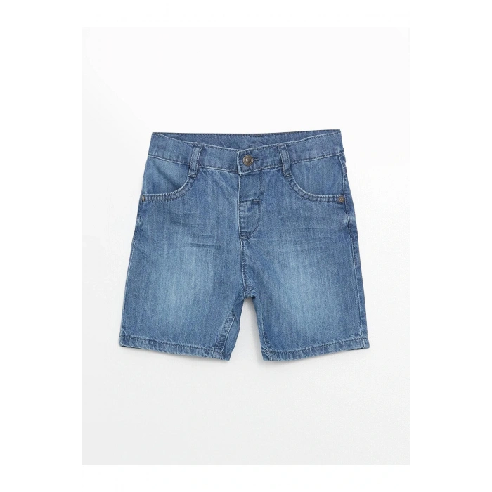 LCW baby Basic Erkek Bebek Jean Şort