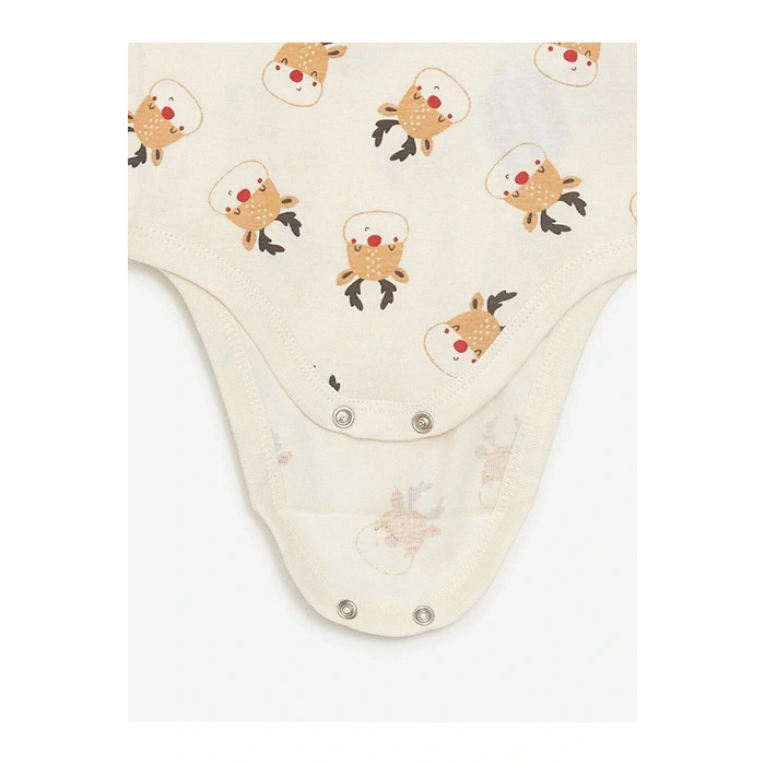 LCW baby  Baskılı Erkek Bebek Çıtçıtlı Body 2li