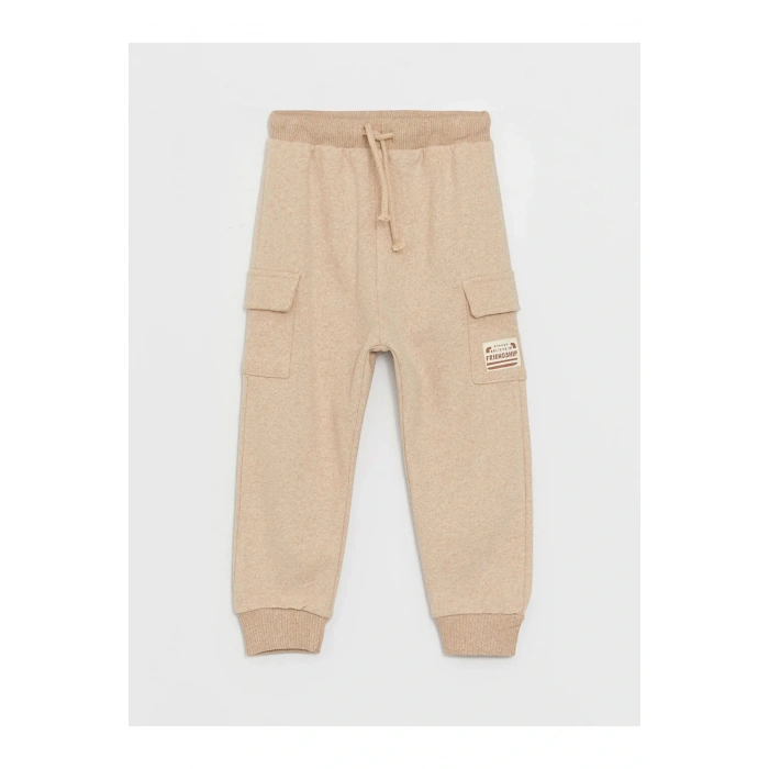 LCW baby Beli Lastikli Basic Erkek Bebek Jogger Eşofman Alt