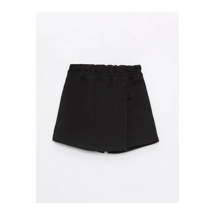 LCW baby Beli Lastikli Kız Bebek Şort Etek