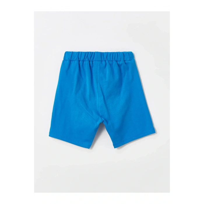 LCW baby Bisiklet Yaka Baskılı Erkek Bebek Atlet ve Şort 2li Takım