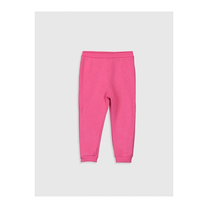LCW baby Fuşya Kız Bebek Jogger Eşofman Altı
