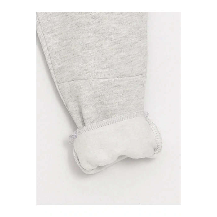 LCW baby Gri Beli Lastikli Erkek Bebek Eşofman Alt