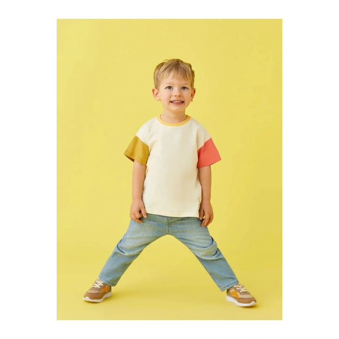LCW baby İndigo Basic Erkek Bebek Jean Pantolon