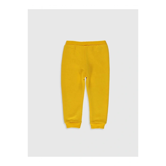 LCW baby Sarı Kız Bebek Jogger Eşofman Altı