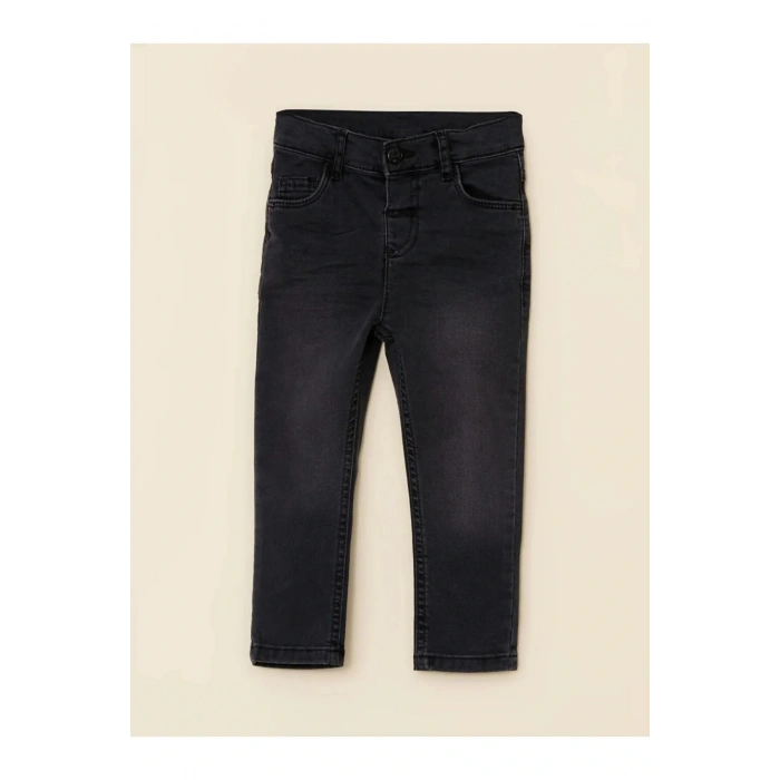 LCW baby Siyah Basic Erkek Bebek Jean Pantolon