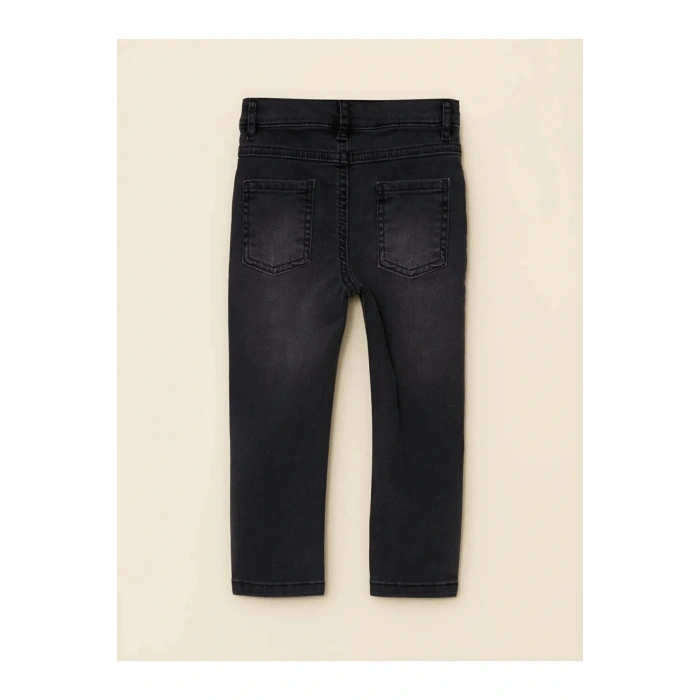 LCW baby Siyah Basic Erkek Bebek Jean Pantolon