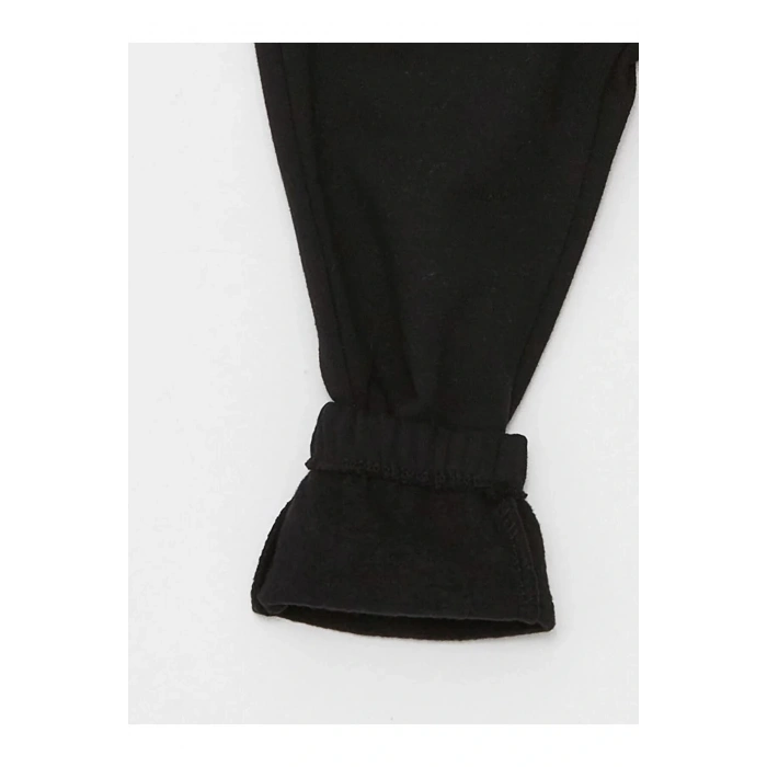 LCW baby Siyah Beli Lastikli Basic Erkek Çocuk Jogger Eşofman Alt