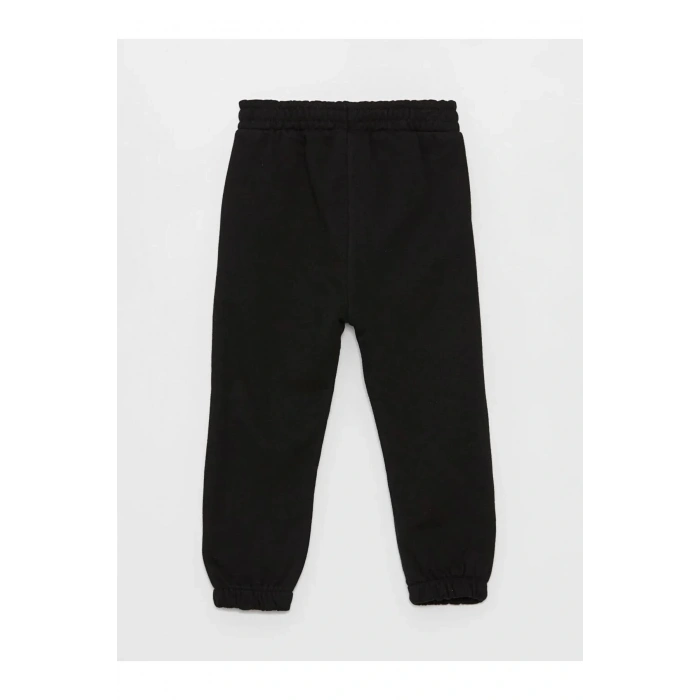 LCW baby Siyah Beli Lastikli Basic Erkek Çocuk Jogger Eşofman Alt