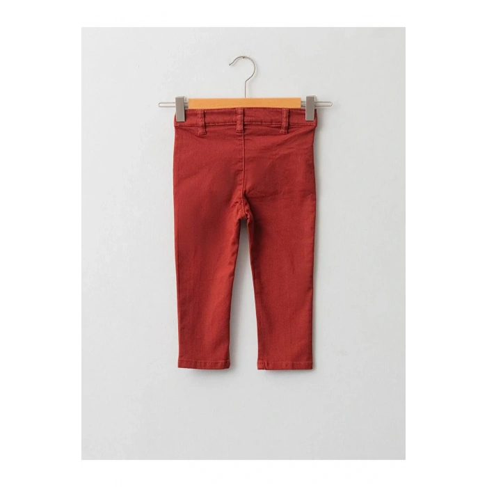 LCW baby Turuncu Skinny Fit Basic Erkek Bebek Pantolon