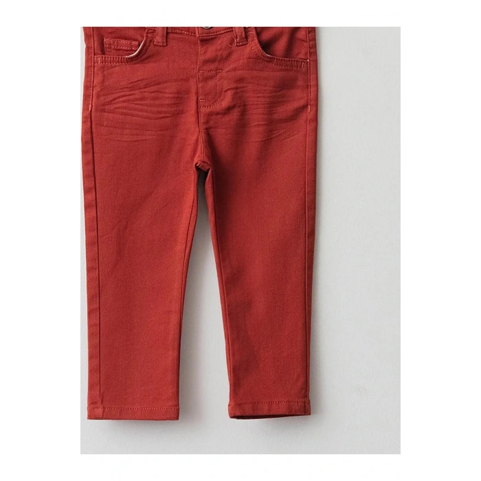 LCW baby Turuncu Skinny Fit Basic Erkek Bebek Pantolon