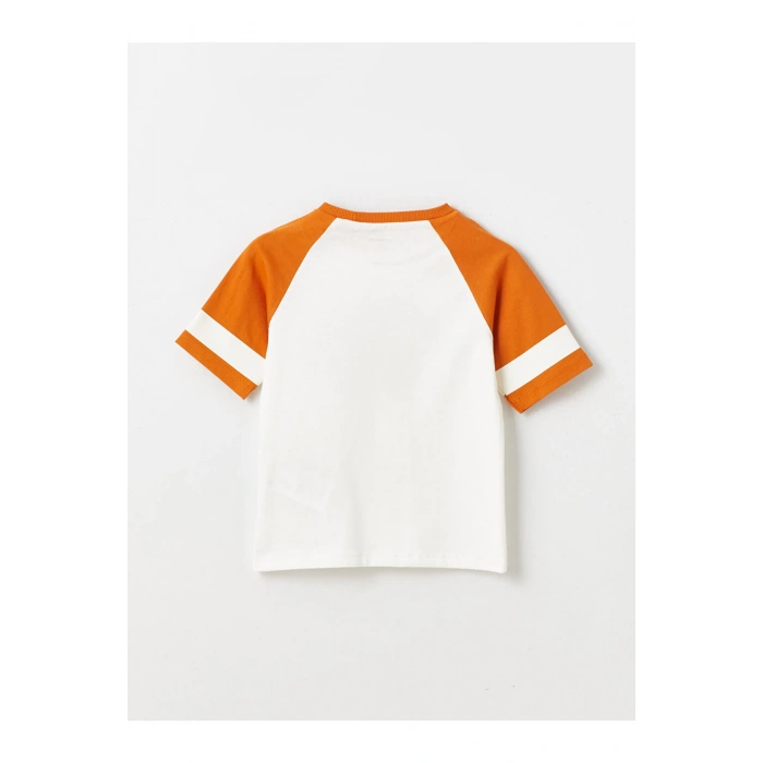 Lcw Bisiklet Yaka Baskılı Erkek Bebek Tişört Ve Şort 2li Takım