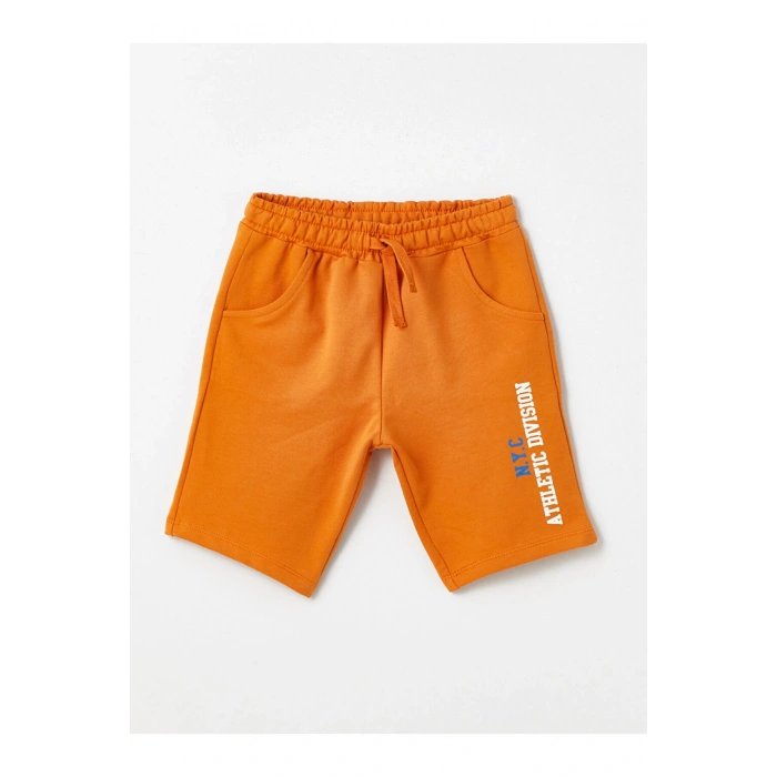 Lcw Bisiklet Yaka Baskılı Erkek Bebek Tişört Ve Şort 2li Takım