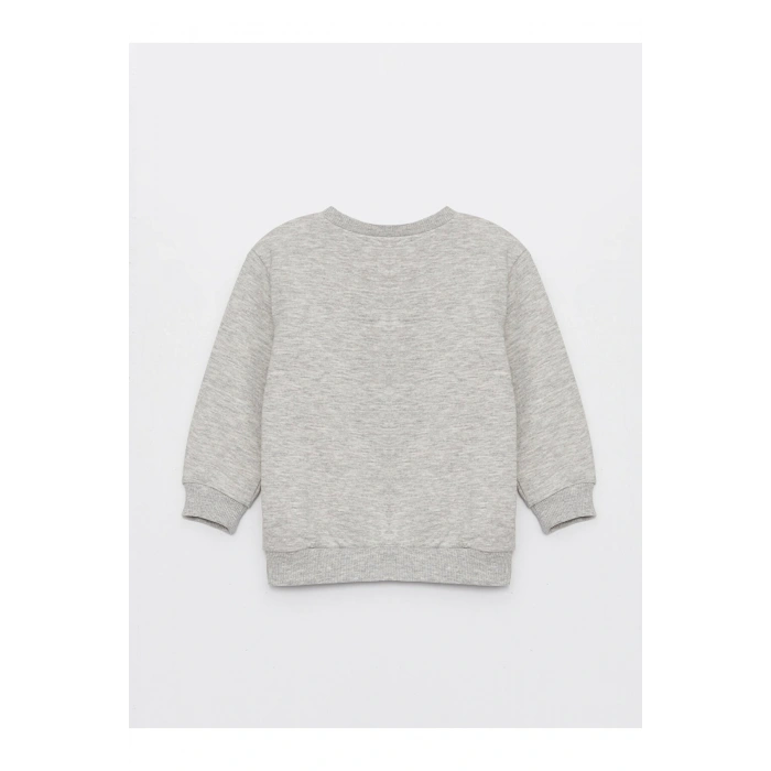 Lcw Bisiklet Yaka Baskılı Uzun Kollu Erkek Bebek Sweatshirt Ve Eşofman Altı 2li Takım