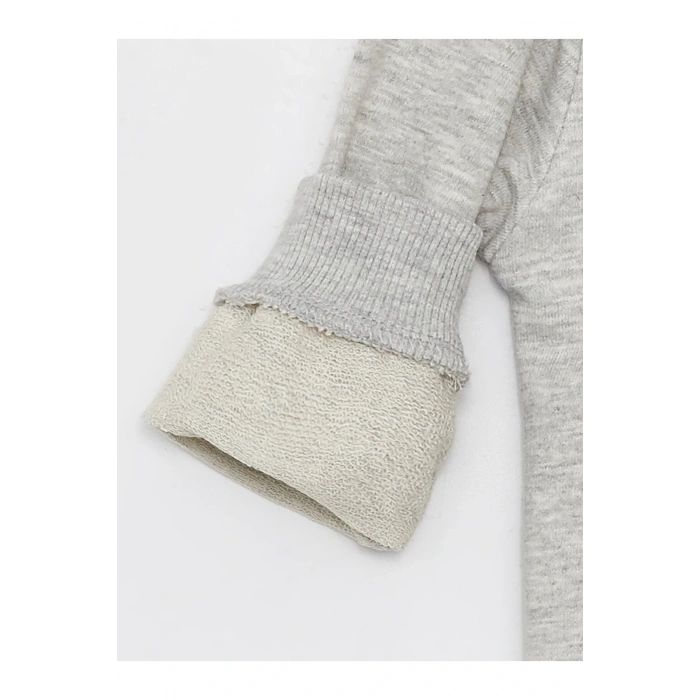 Lcw Bisiklet Yaka Baskılı Uzun Kollu Erkek Bebek Sweatshirt Ve Eşofman Altı 2li Takım