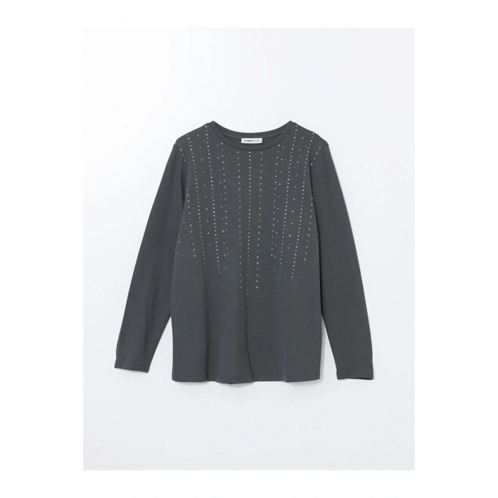 LCW Bisiklet Yaka Desenli Kadın Bluz