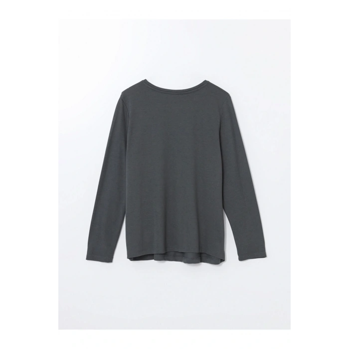 LCW Bisiklet Yaka Desenli Kadın Bluz