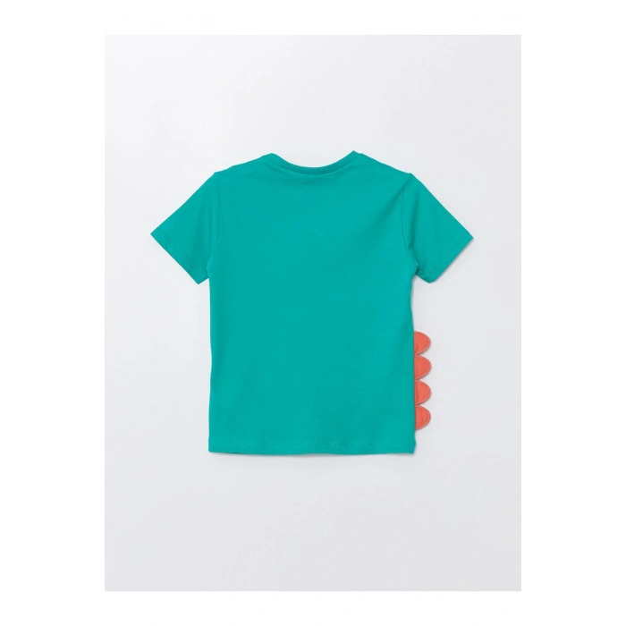 Lcw Bisiklet Yaka Kısa Kollu Nakışlı Erkek Bebek Tişört Ve Şort 2li Takım