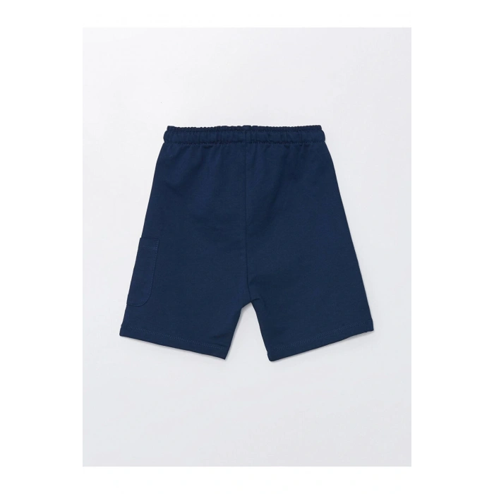 Lcw Bisiklet Yaka Kısa Kollu Nakışlı Erkek Bebek Tişört Ve Şort 2li Takım