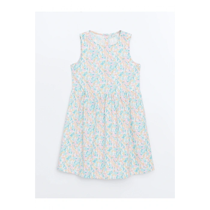 LCW Bisiklet Yaka Kız Çocuk Elbise