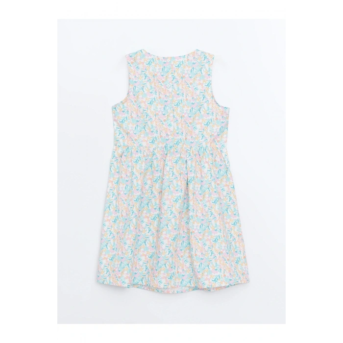 LCW Bisiklet Yaka Kız Çocuk Elbise