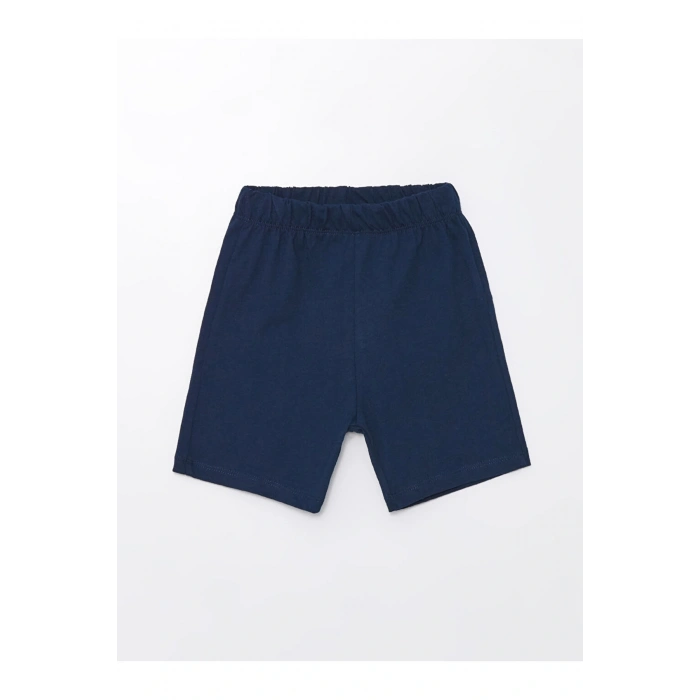 Lcw Bisiklet Yaka Kolsuz Baskılı Erkek Bebek Atlet Ve Şort 2li Takım