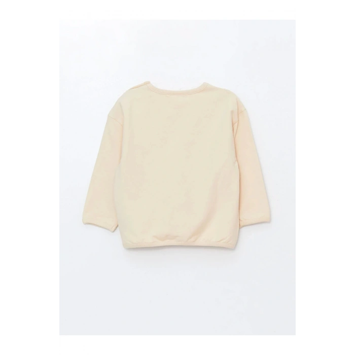 Lcw Bisiklet Yaka Nakışlı Erkek Bebek Sweatshirt Ve Eşofman Alt 2li Takım