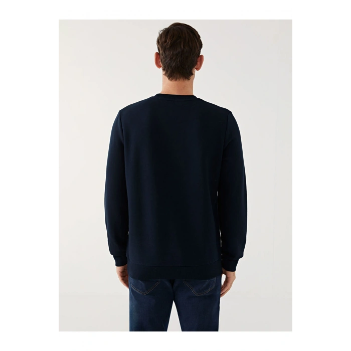 LCW Bisiklet Yaka Uzun Kollu Erkek Sweatshirt