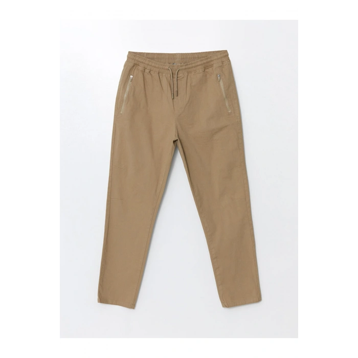LCW Casual Bej Standart Kalıp Gabardin Erkek Pantolon