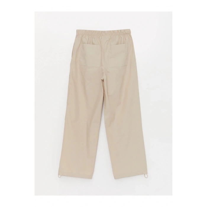 LCW Casual Kadın Beli Lastikli Düz Paraşüt Pantolon