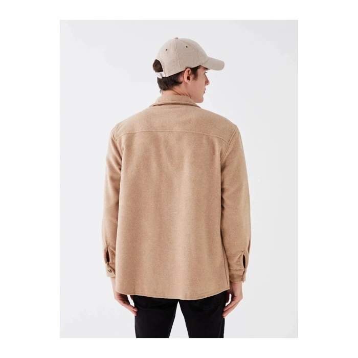 LCW Casual Rahat Kalıp Uzun Kollu Erkek Oduncu Gömlek Ceket