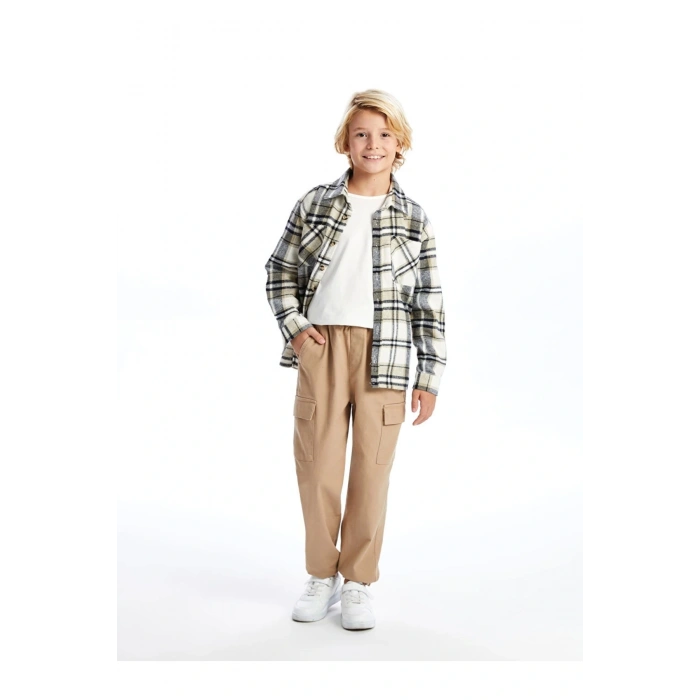 LCW ÇOCUK W43470AF PNT,DILA DARK BEIGE