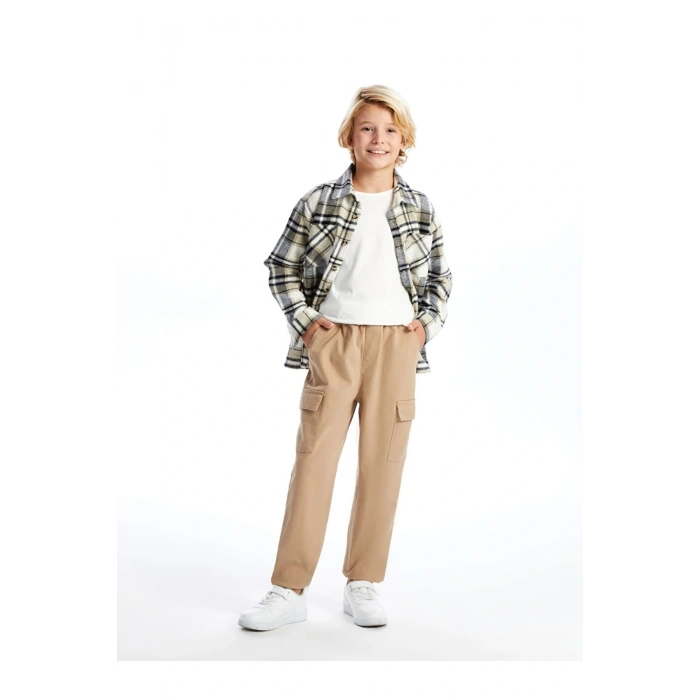 LCW ÇOCUK W43470AF PNT,DILA DARK BEIGE