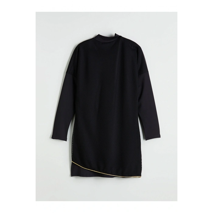 LCW Dik Yaka Baskılı Kadın Tesettür Mayo Takımı