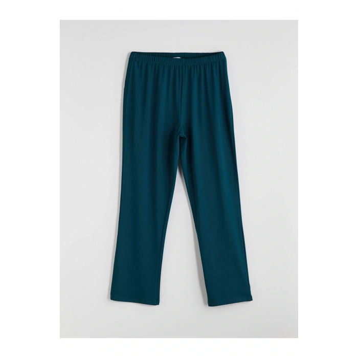 LCW Dik Yaka Çiçekli Kadın Tesettür Mayo Takımı