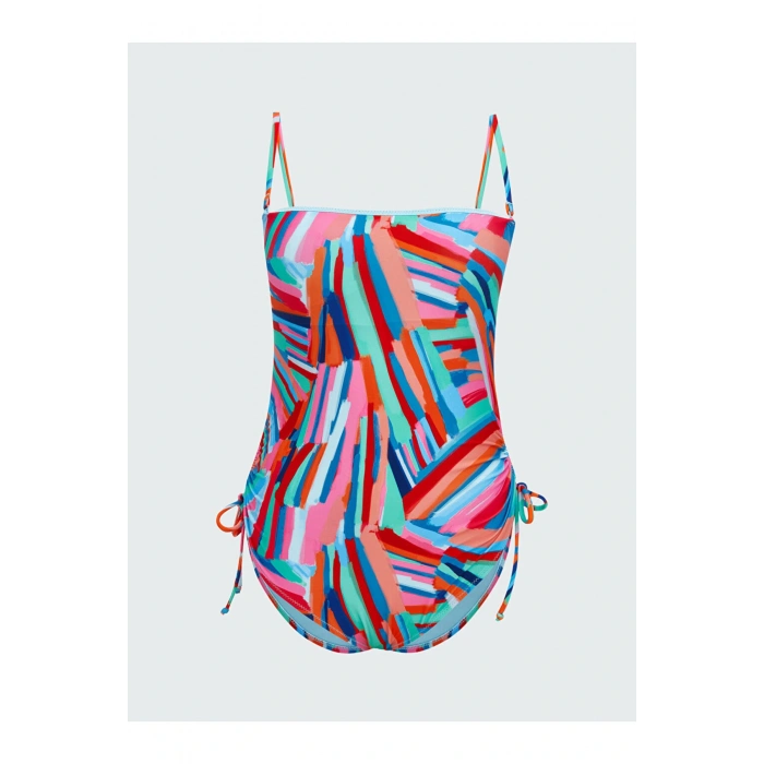 LCW DREAM Karışık Desenli Dikişli Pedli Kadın Mayo