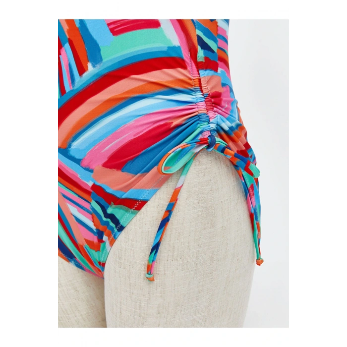 LCW DREAM Karışık Desenli Dikişli Pedli Kadın Mayo