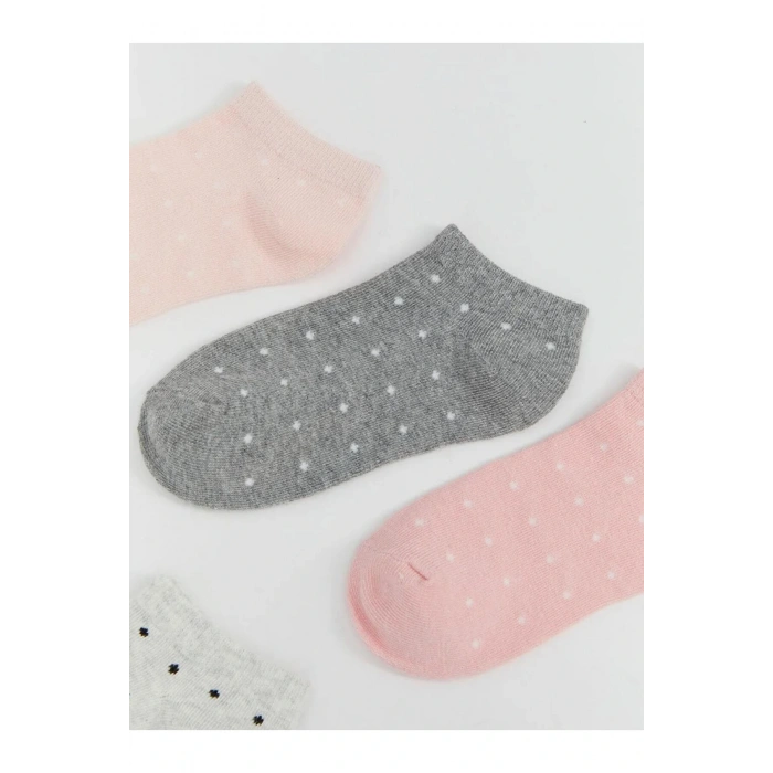 LCW DREAM Pembe Kız Çocuk Patik Çorap 5li