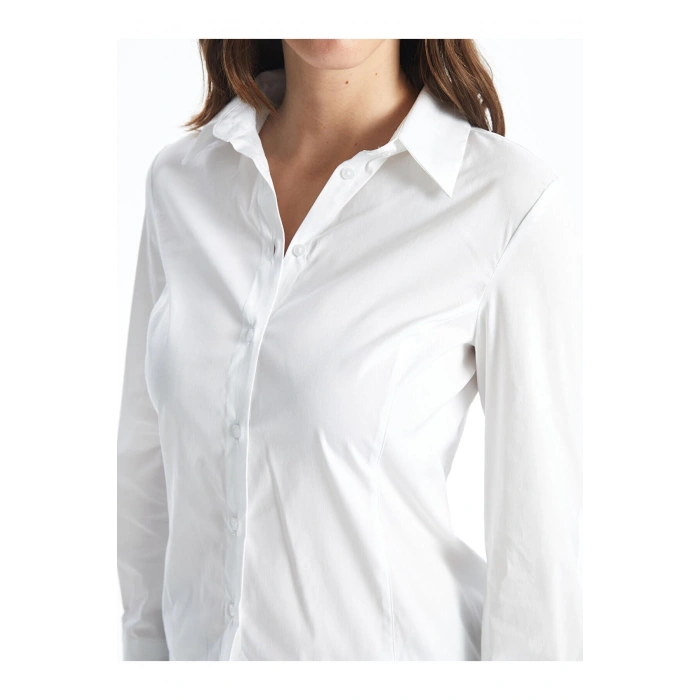Lcw Düz Uzun Kollu Kadın Gömlek