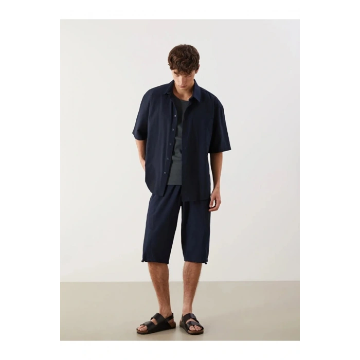 LCW Erkek Deniz Şortu Diz Altı Mikrofiber Kumaş