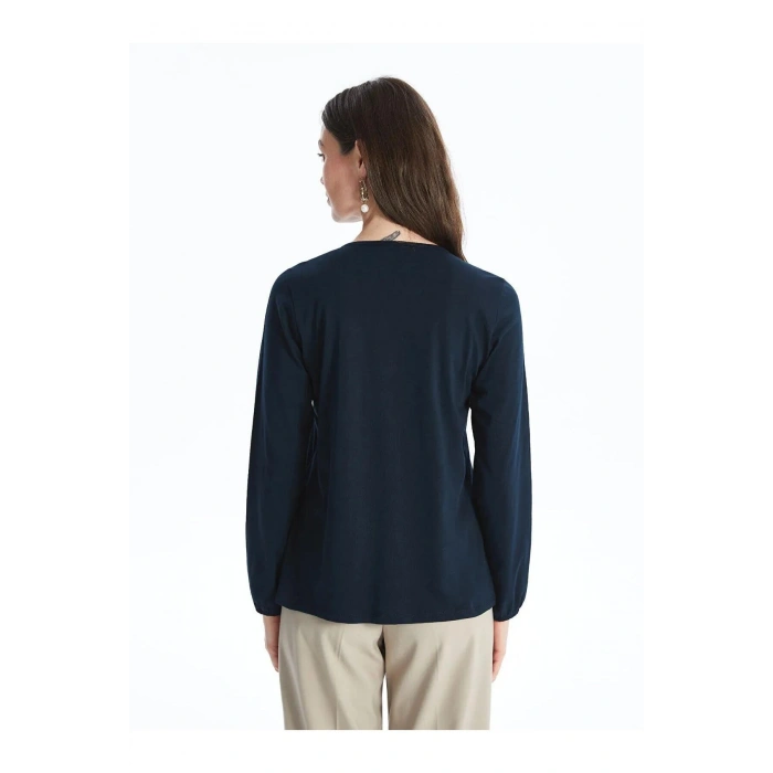 LCW Grace Bağlamalı Yaka Nakışlı Bluz (W5)